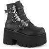 DemoniaCult - ASHES55 Platform Boots - Black Product image